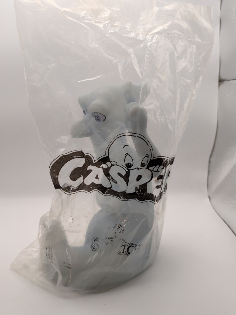 Casper Friendly Ghost STRETCH 1995 Vtg Pizza Hut Figure Glow in the Dark Toy (H)